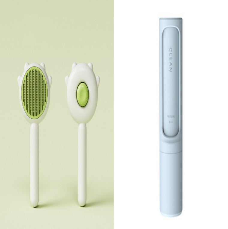 Cat Comb Massage Pet Magic Combs Hair Removal Scratcher Pets dealsniper-net Set11