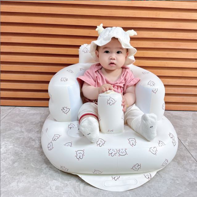 Portable Inflatable Baby Dining Chair For Bathing And Swimming Kids DealSniper.net Rabbit