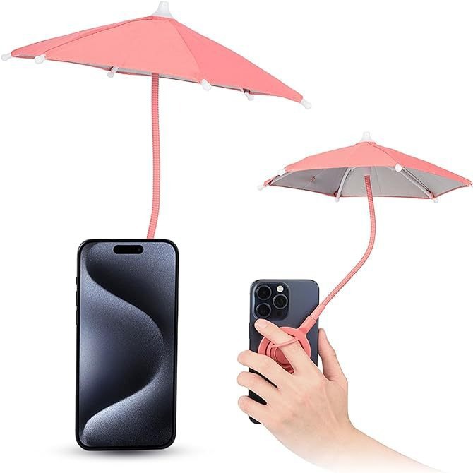 Mini Mobile Phone Anti-glare Motorcycle Umbrella Gadgets Gym From House
