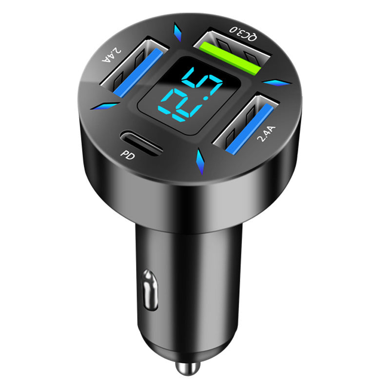 Four-port Car Charger 4USB Car Charger Vehicle DealSniper.net C177 fourport PD