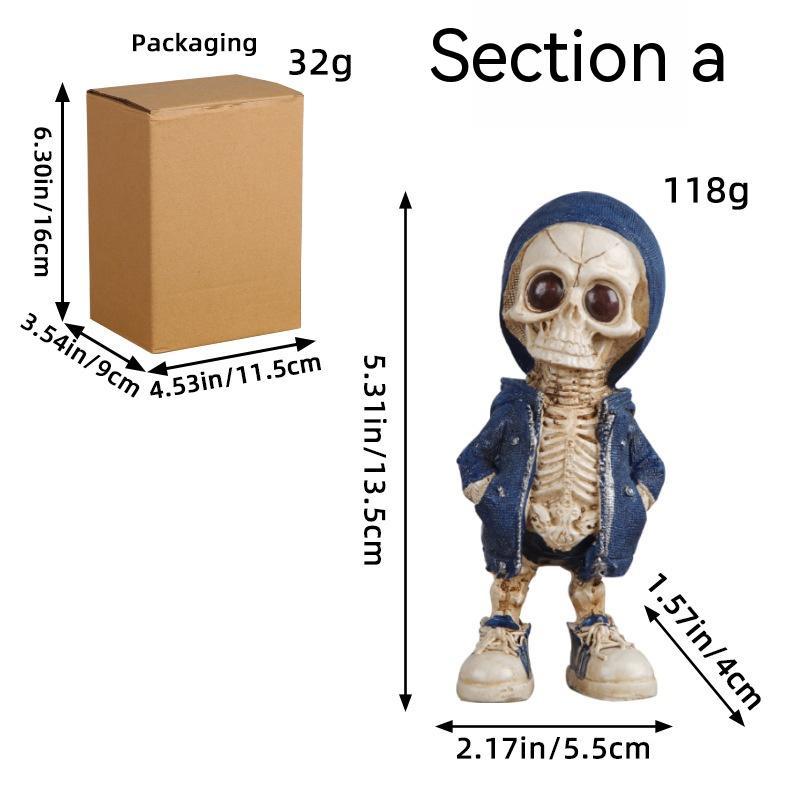 Halloween Skull Fashion Creative Decoration Ghost Festival Holidays DealSniper.net AA1 27 Blue A Style