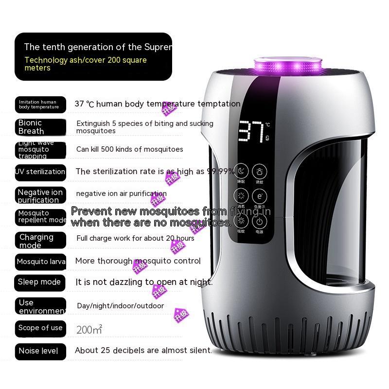 Large-Area Catching Mute Charging Mosquito Repellent Gadgets dealsniper-net 10th charge
