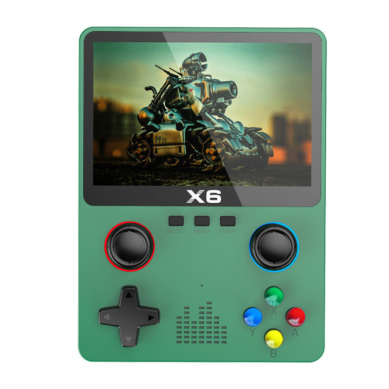 New X6 Game Console HD Double Shake Kids Gym From House Green