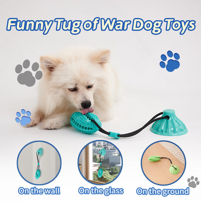 Suction Cup Pull Rope Leaking Pet Toy Ball Tpr Molar Pets dealsniper-net