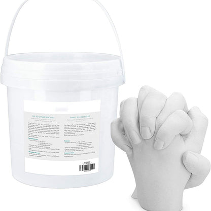 Couple Hand Mold Gypsum Powder Valentine's Day Gift Holidays DealSniper.net 1000g Molding Powder