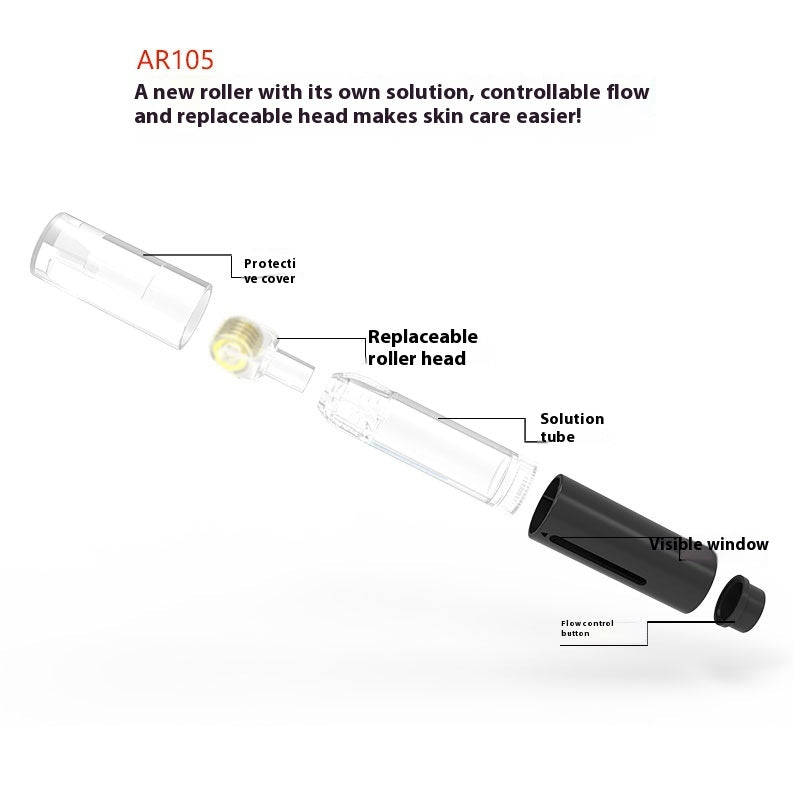 Plastic Roller Eyebrow Beard Care Tool Men Gym From House