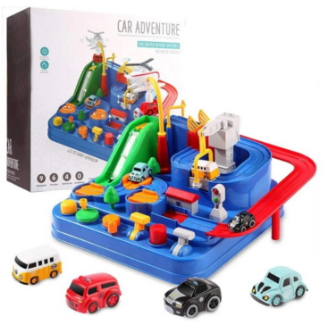 Cars Pass Through Big Adventure Parking Lot Rail Car Toy Car Track Kids Toy Kids dealsniper-net