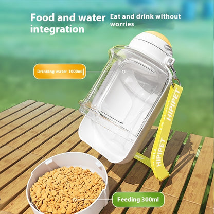 2 In 1 Dog Large Capacity Pets Out Drinking Dispenser Pets DealSniper.net