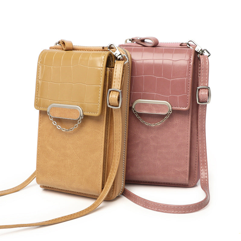 Mobile Phone Bag For Women Chain Stone Pattern Women dealsniper-net