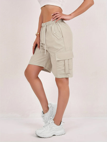 Summer New High-Waisted Cargo Shorts For Women Loose Casual Women Gym From House