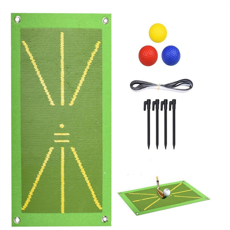 Portable Golf Training Mat For Swing Detection Batting Ball Trace Outdoor dealsniper-net