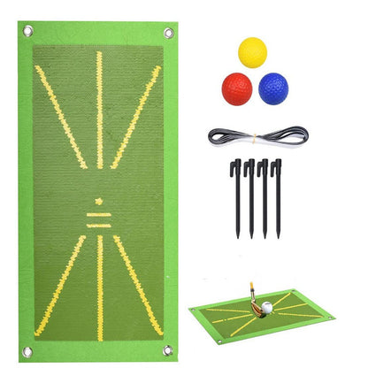 Portable Golf Training Mat For Swing Detection Batting Ball Trace Outdoor dealsniper-net B 1set