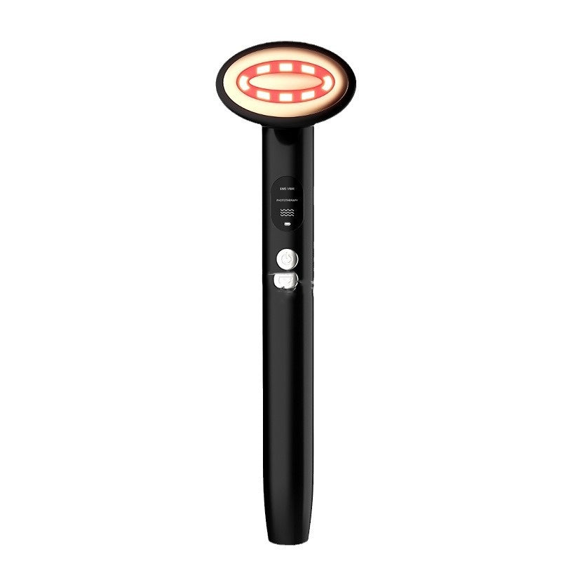 EMS Micro-electric RF Nine-color Eye Beautification Beauty dealsniper-net Black