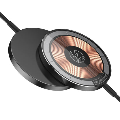Transparent Magnetic Wireless Charger Phone Electronics Gym From House