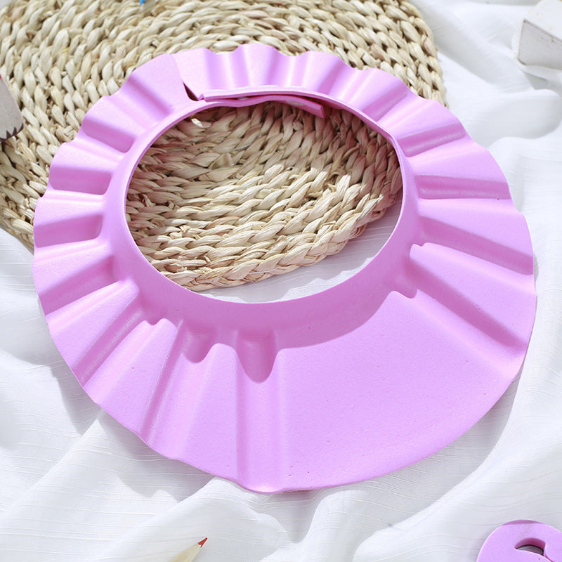 Baby Waterproof Ear Protection Shower Hat Kids DealSniper.net Pink Hat Only