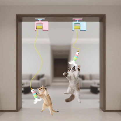 Caterpillar And Flying Bird Suitable For Self-playing Pet Chasing Toys Ai Recorder Gym From House