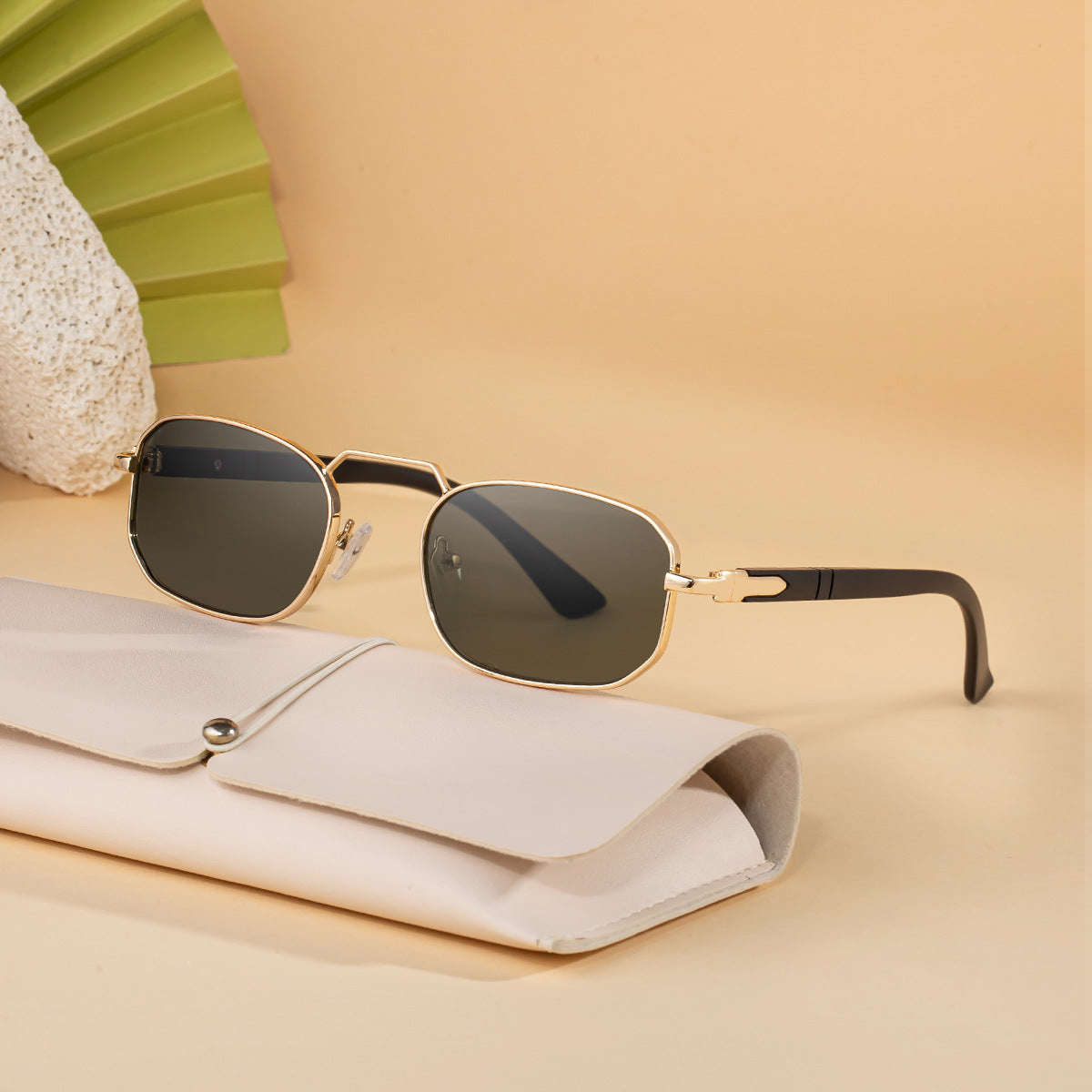 Square Frame Sunglasses For Men And Women Metal Frames Men Gym From House