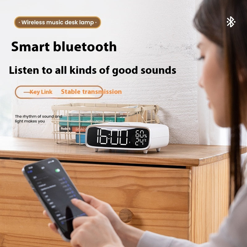 Bluetooth Speaker Wireless Charger Small Night Lamp Gadgets Gym From House