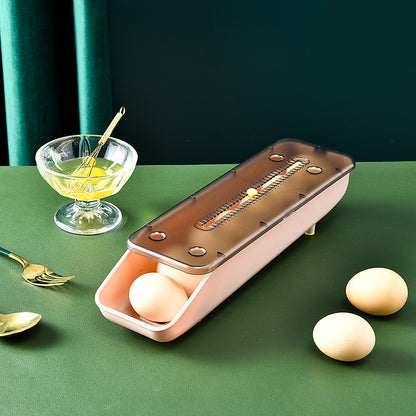 Kitchen Pull-out Portable Creative Egg Storage Box Kitchen dealsniper-net Pink