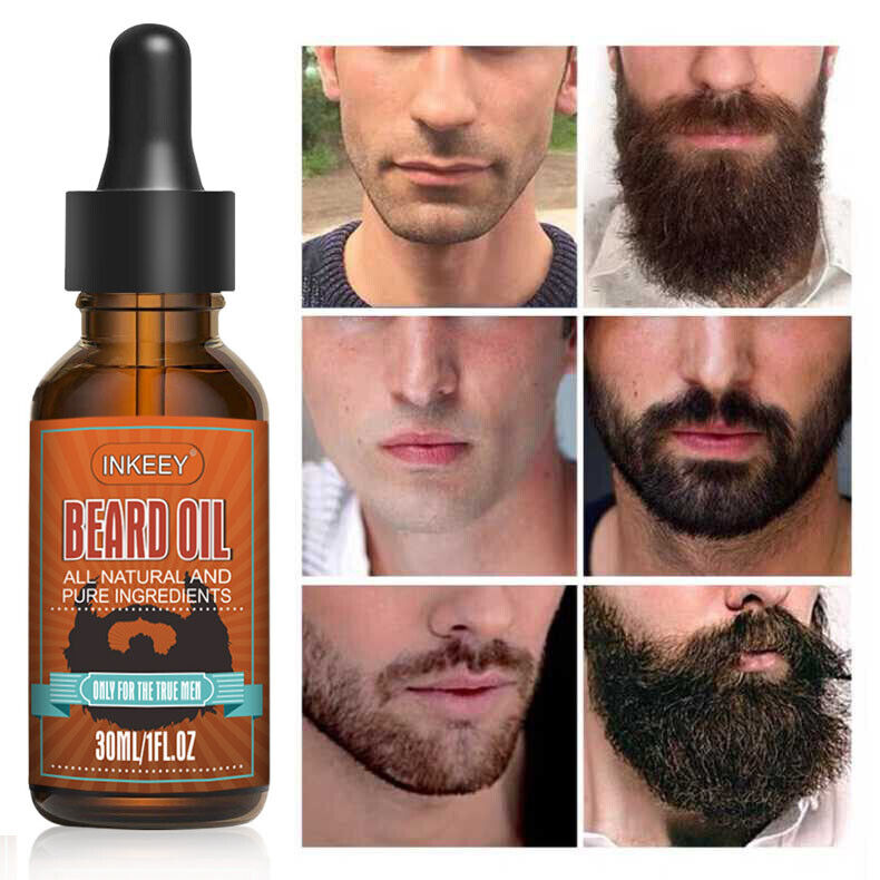 Beard Growth Oil Serum Fast Growing Beard Mustache Facial Hair Grooming For Men Men dealsniper-net