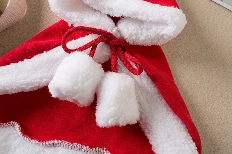 Pets Christmas Cloak Red Shawl Pet Products Pets Gym From House