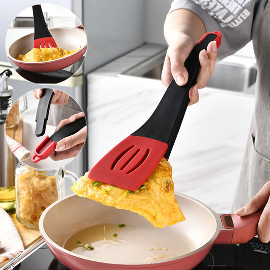 3 In 1 Frying Spatula Clip Silicone Food Clip Kitchen dealsniper-net