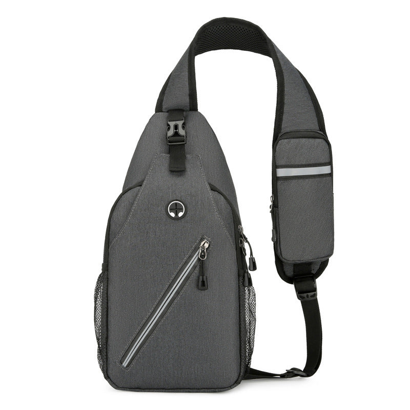 New Multifunctional Men's Shoulder Crossbody Bag Men DealSniper.net Dark Gray
