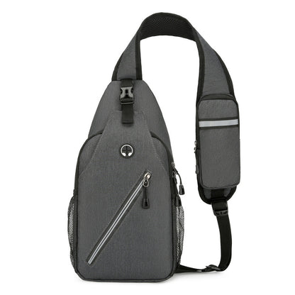 New Multifunctional Men's Shoulder Crossbody Bag Men DealSniper.net Dark Gray