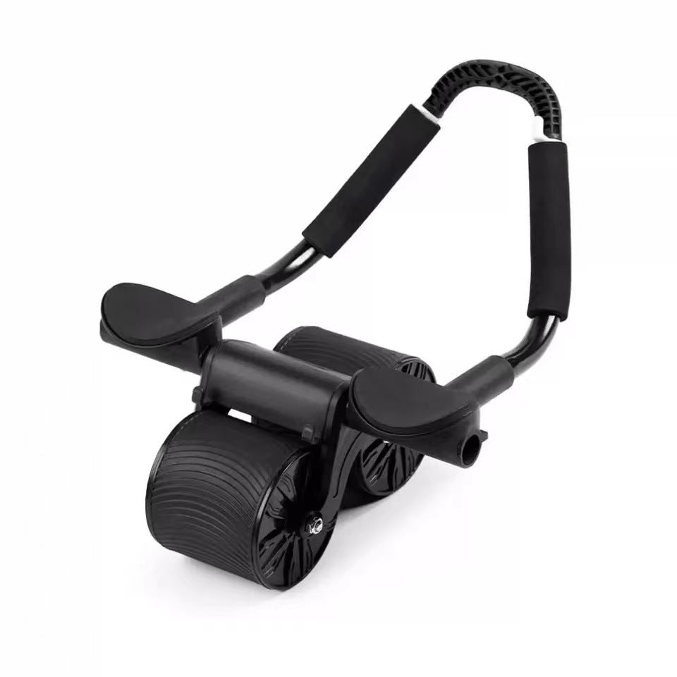 Abdominal Wheel Automatic Rebound Belly Contracting Sports dealsniper-net Black Elbow Brace