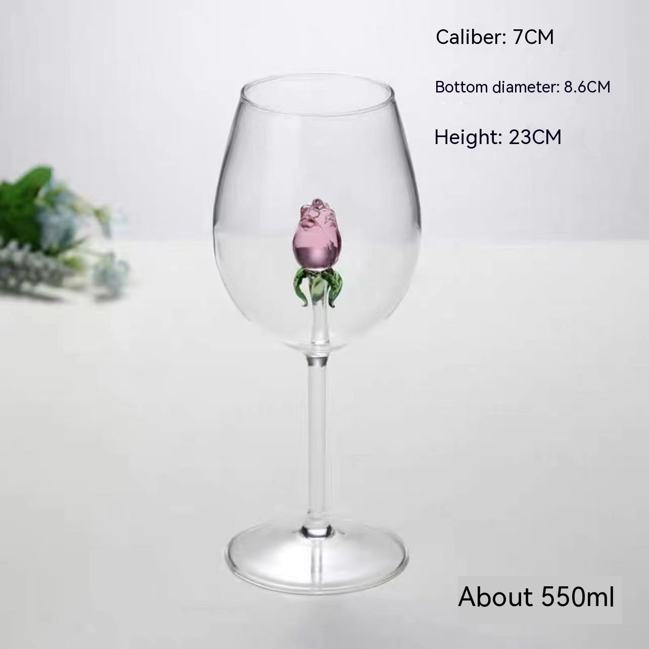 Rose Champagne Glass Simple Fashion Glass Kitchen DealSniper.net