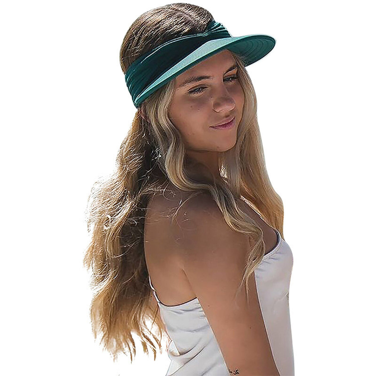 Cross-Border New Anti-Ultraviolet Sun Visor Outdoor Fashion Women Gym From House