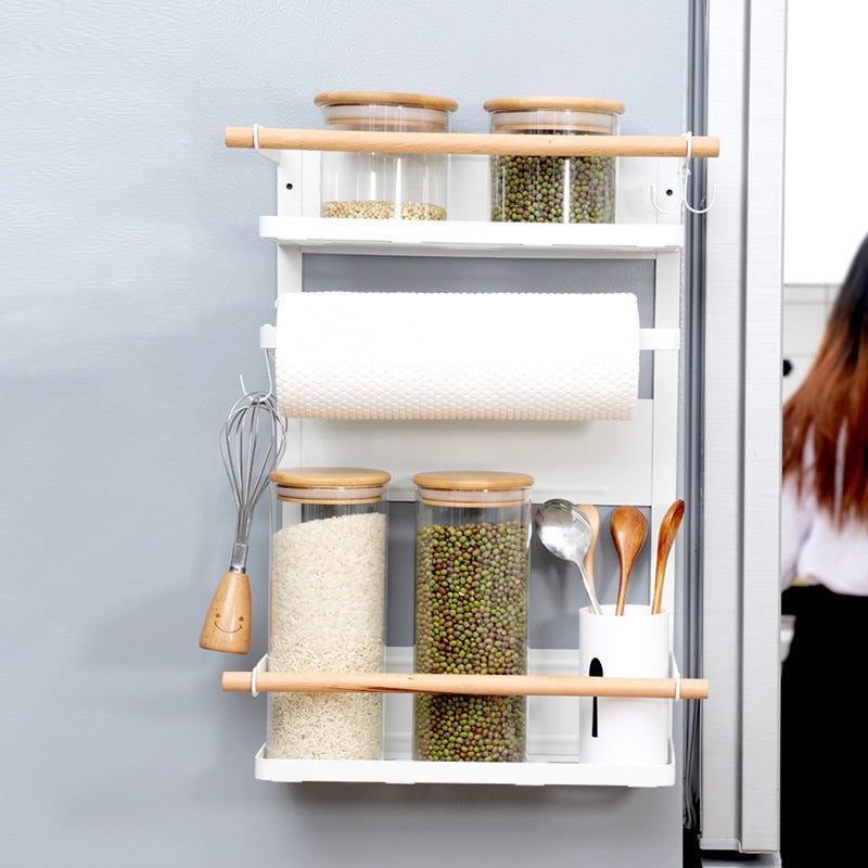 Multifunctional Hanger For Kitchen  Sidewall Shelf