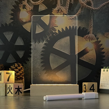 Creative Note Board Creative Led Night Light USB Message Board Holidays DealSniper.net Vertical Large