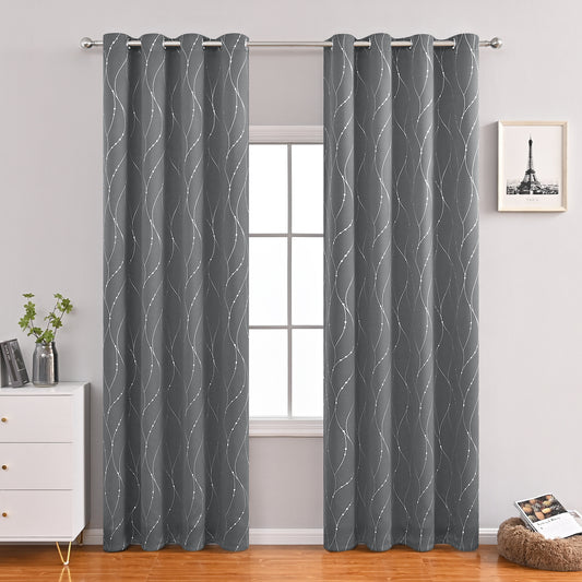 Modern Minimalist Furnishings Decorative Blackout Curtains Home Decor DealSniper.net