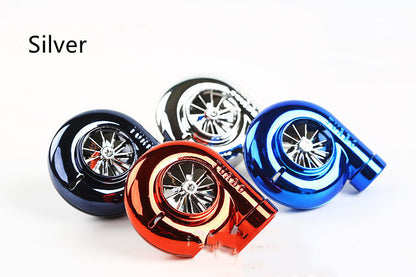 Universal Turbo Car Perfume Modified Rotary Air Outlet Conditioner Aromatherapy Car Vehicle DealSniper.net Silver