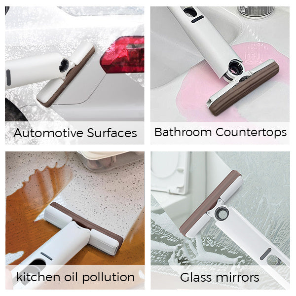 Mini Mop Portable Self-Squeeze Short Mop Hand Wash-Free Kitchen DealSniper.net