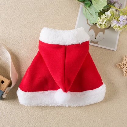 Pets Christmas Cloak Red Shawl Pet Products Pets Gym From House