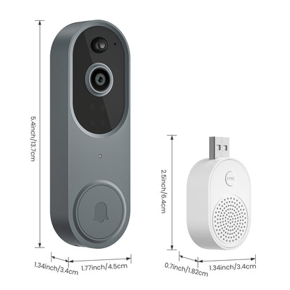 M50 Intelligent Visual Doorbell Wireless Camera House DealSniper.net M50 Gray USB