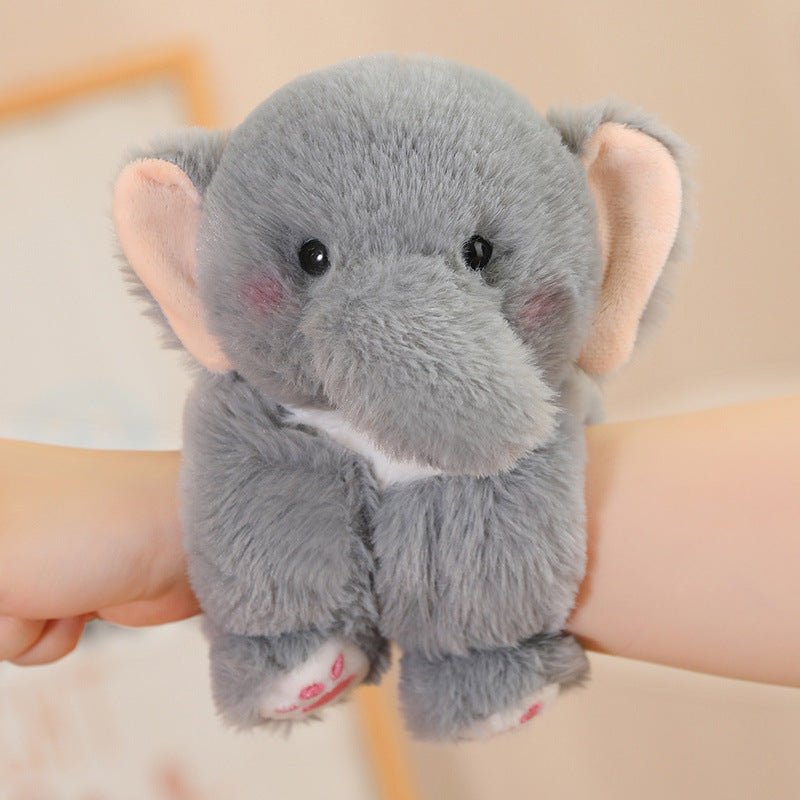 Cartoon Creative Snap Loop Plush Toys Kids DealSniper.net Elephants 25cm