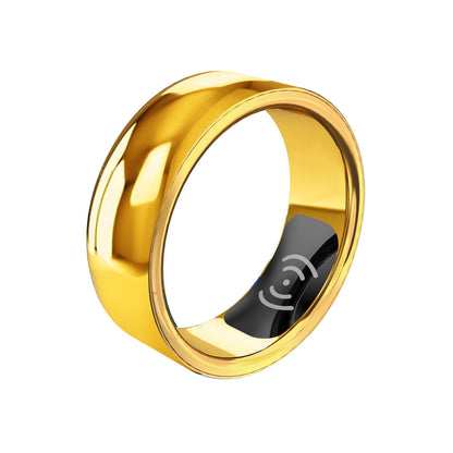 Smart Simple Style Couple Ring Wireless Jewelry dealsniper-net Yellow Gold size17