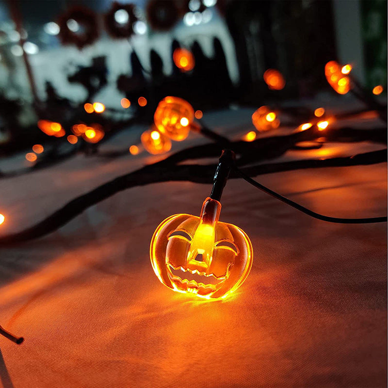 Halloween LED Willow Vine String Light Cool Cartoon Home Decor Gym From House