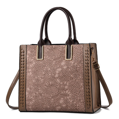 Ladies New Simple Elegant Shoulder Bag House Gym From House Khaki
