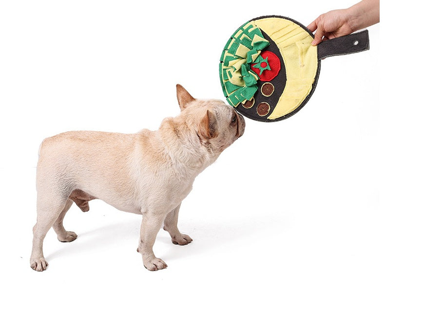 Wok Dish Puzzle Tibetan Food Dog Toy Tibetan Food Mat Pets Gym From House