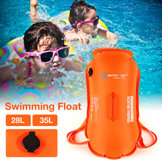 Double Airbag Swimming Buoy Floating Mark Detachable Backpack Sports Gym From House