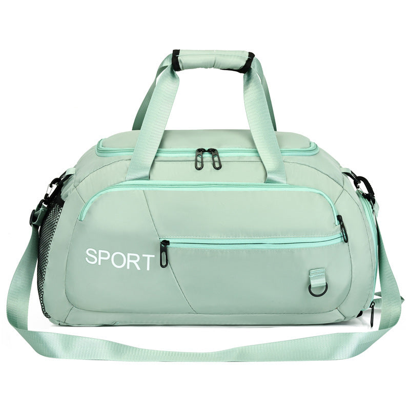 Luggage Bags For Women Handbag Oxford Men's Fitness Sports dealsniper-net Light Green