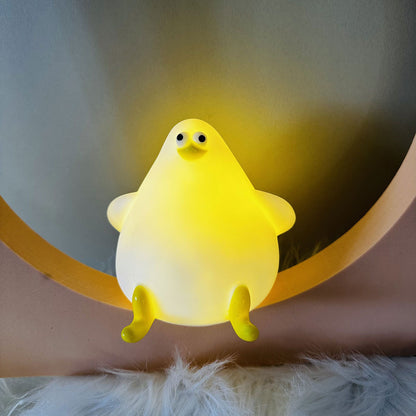 Warm Lovely Cute Cartoon Silicone Sea Gull Night Light