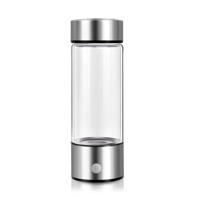 Hydrogen Water Bottles Electric Hydrogen Rich Water Generator Kitchen dealsniper-net Silver 401 500ml