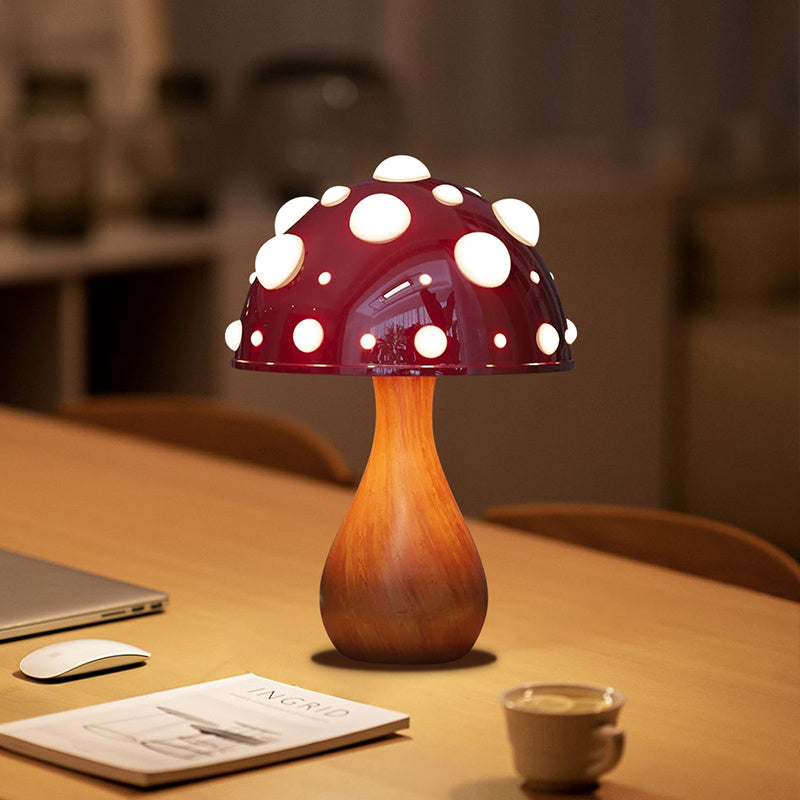 Mushroom Decorative Table Lamp Bedroom Dimming Home Decor dealsniper-net