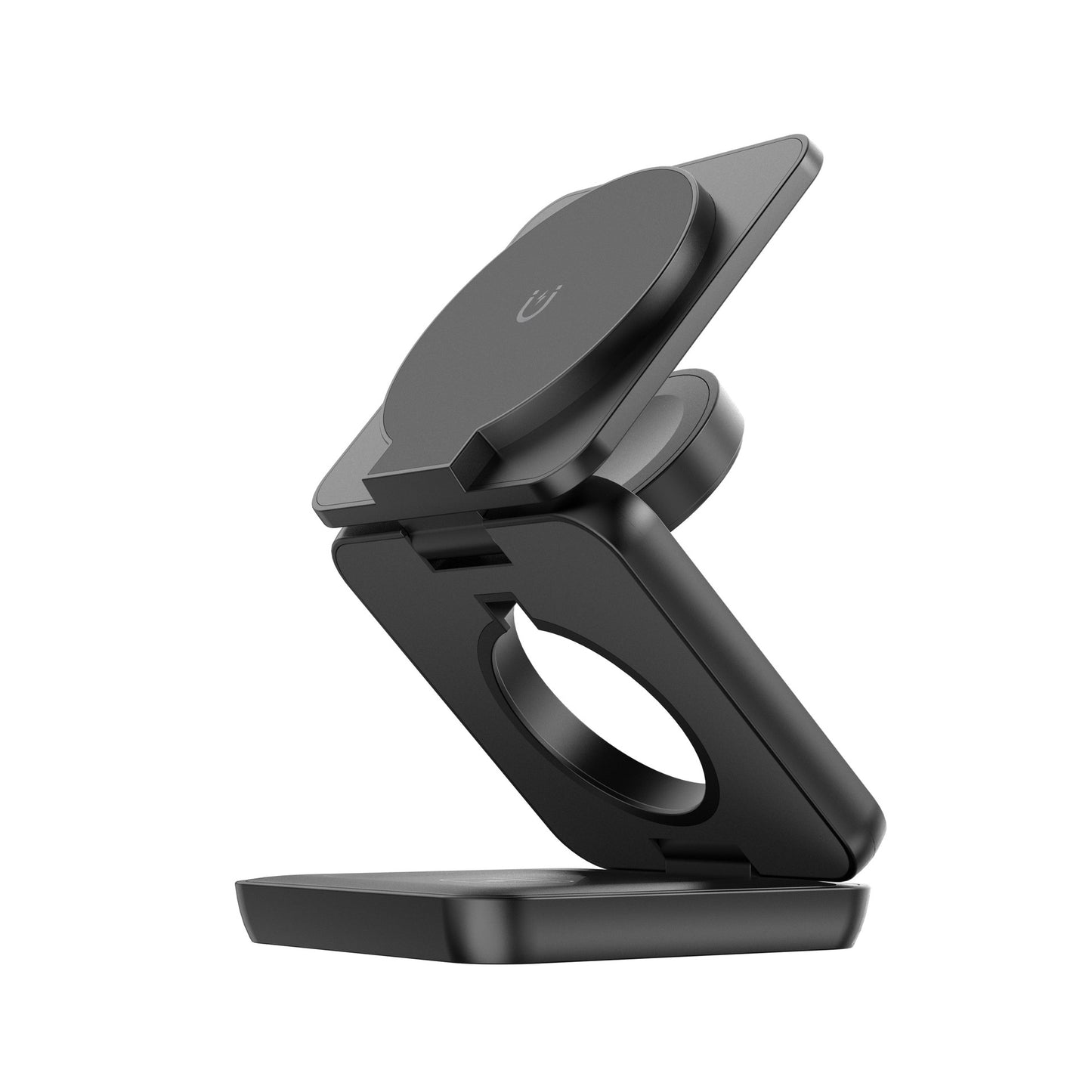 Foldable Magnetic Wireless Charger Mobile Phone Holder Gadgets Gym From House Black 1PC