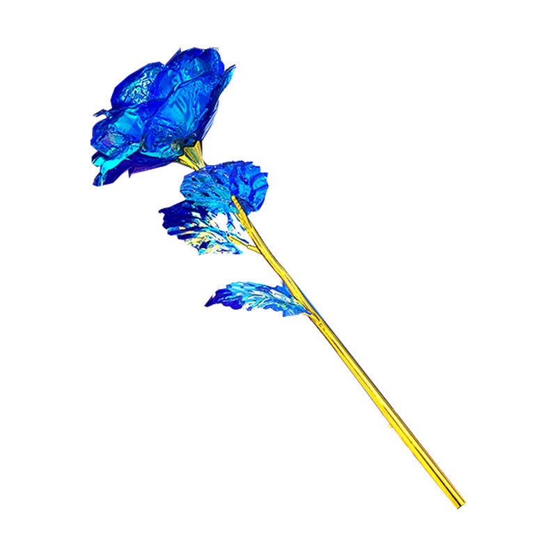 Glass Shade Rose Lamp Holidays DealSniper.net Blue flower Only flower
